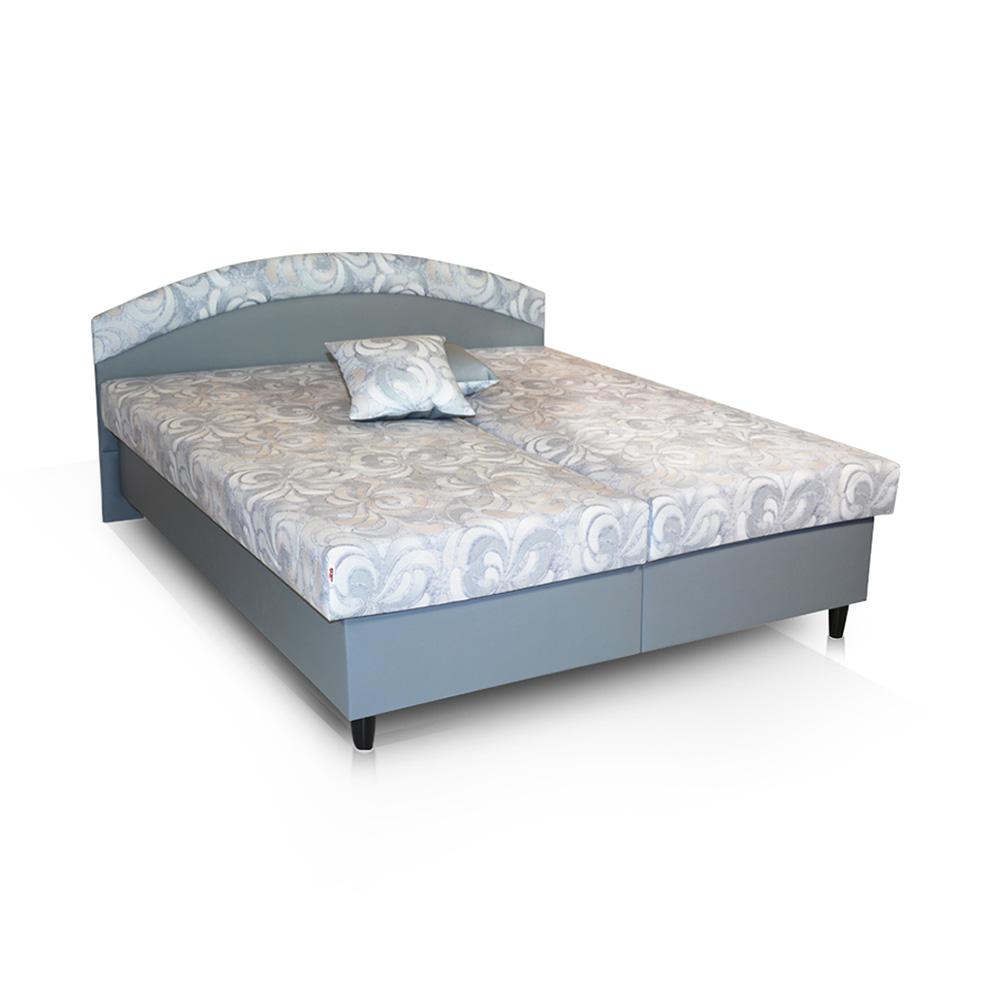 Čalouněná postel Corveta 180x200, šedá, vč. matrace a úp