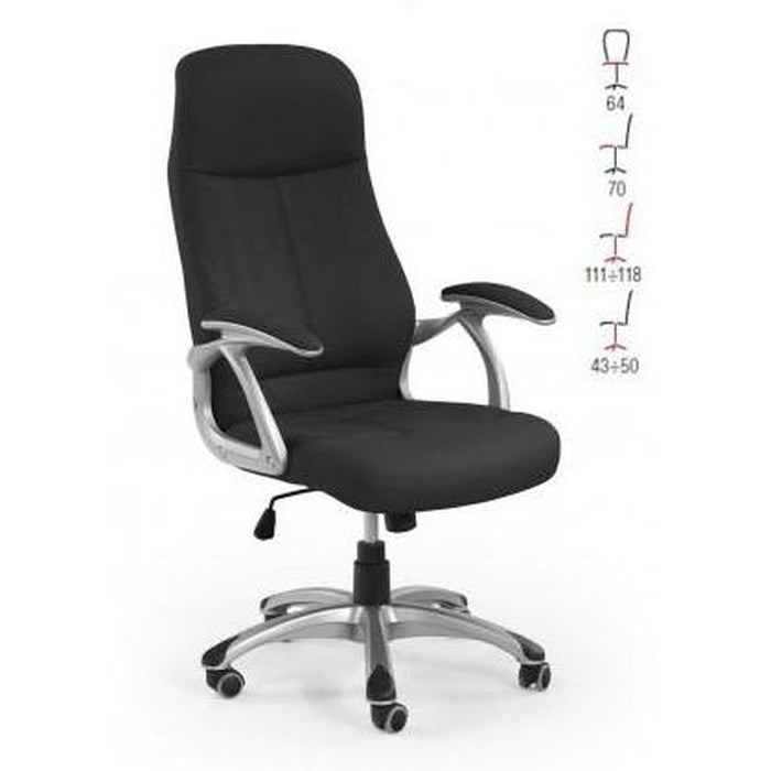 Kancelářská židle Edison (černá)