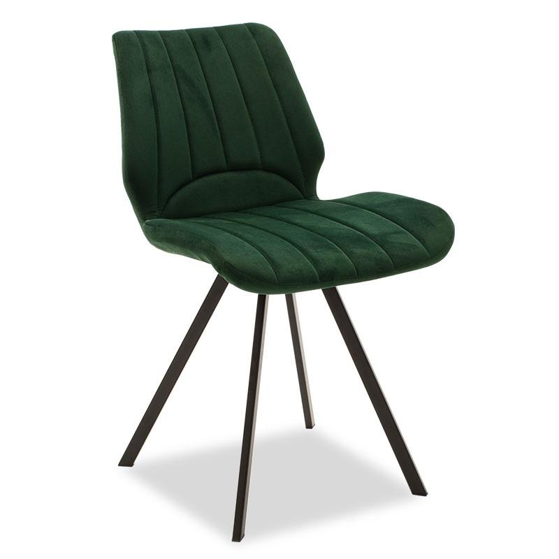 Jídelní židle Stacy černá, zelená