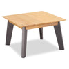 Konferenční stolek Hakon - 70x45x70 cm (hnědá, šedá)