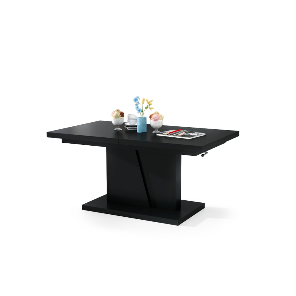 Konferenční stolek rozkládací Flox (černá)