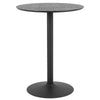 Barový stolek Ireland 80x80 cm (černá)