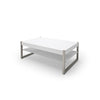 Konferenční stolek Saget - 105x38x65 (bílá)