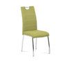 Jídelní židle Gasela zelená/chrom