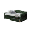 Čalouněná postel Belle 90x200, zelená, včetně roštu a ÚP
