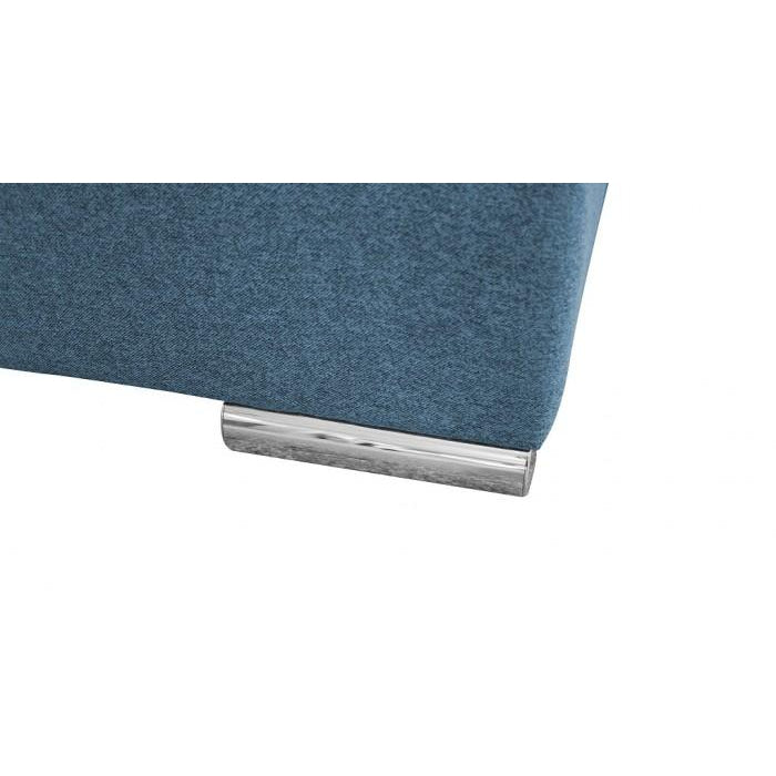 Rohová sedačka rozkládací Fortino levý roh ÚP modrá