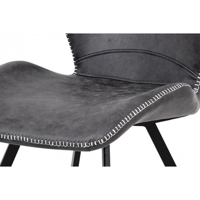 Jídelní židle Maddy šedá, černá
