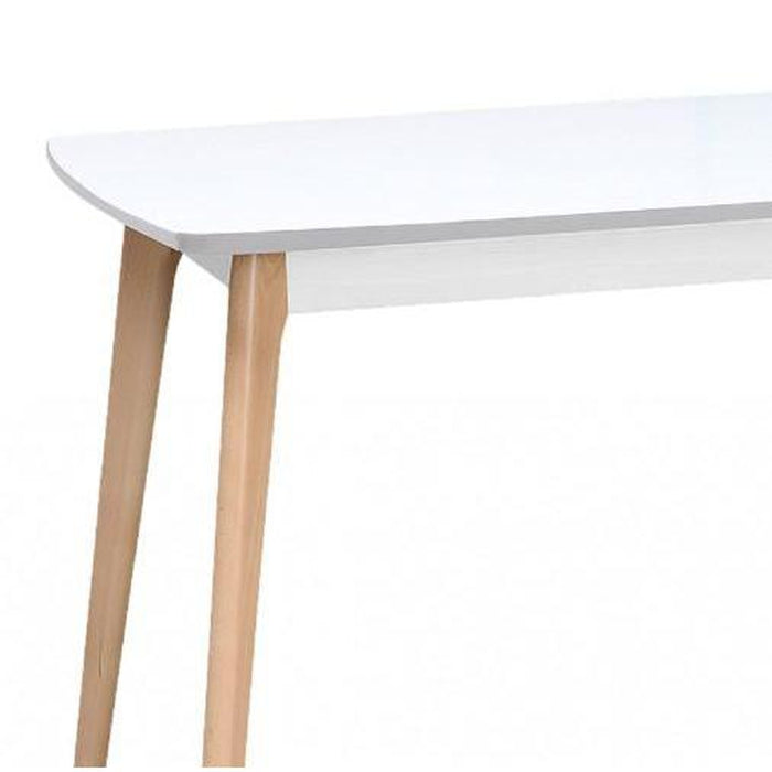 Jídelní stůl Endever - 85x76x85 cm (bílá, buk)