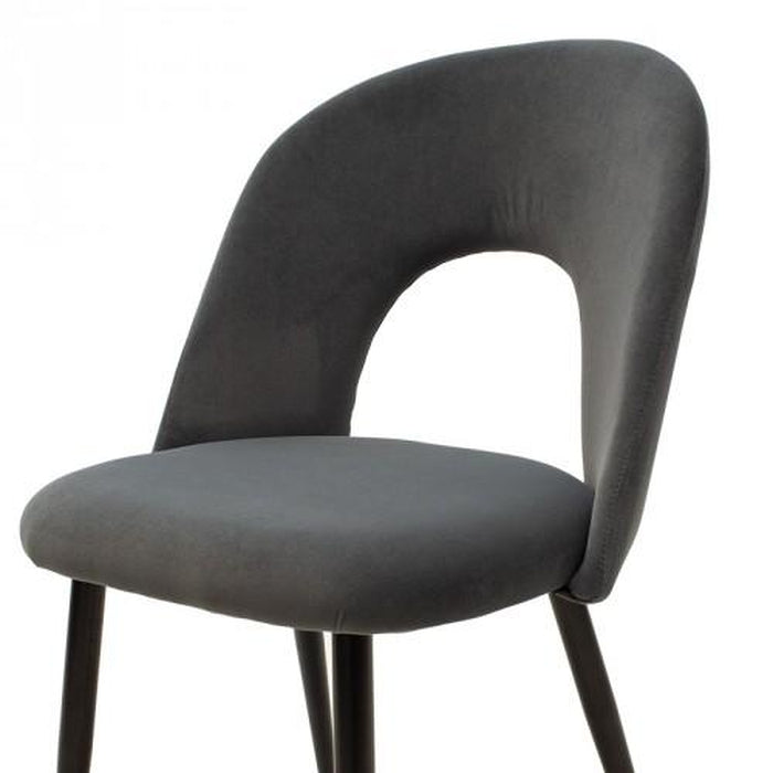 Jídelní židle Janet černá, šedá