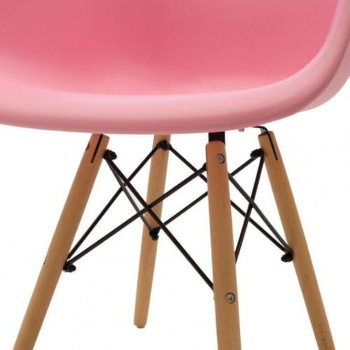 Jídelní židle Justy dub, růžová