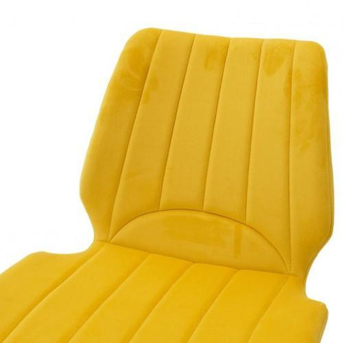 Jídelní židle Stacy černá, žlutá