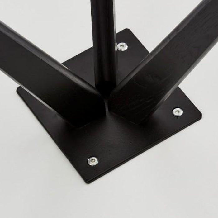 Konferenční stolek Porir - 40x40x40 cm (bílá, černá)