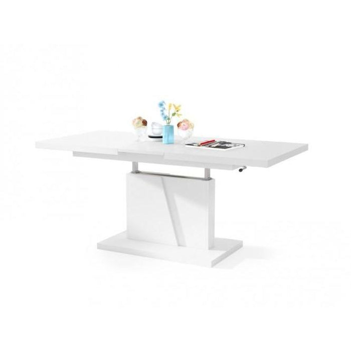 Konferenční stolek rozkládací Flox (bílá)