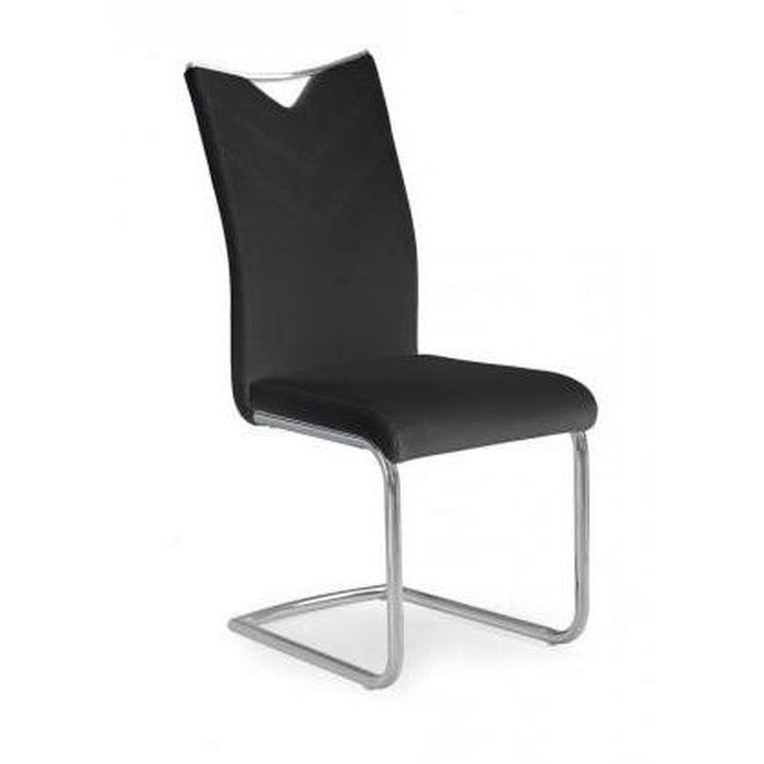 Jídelní židle K224 (černá, stříbrná)