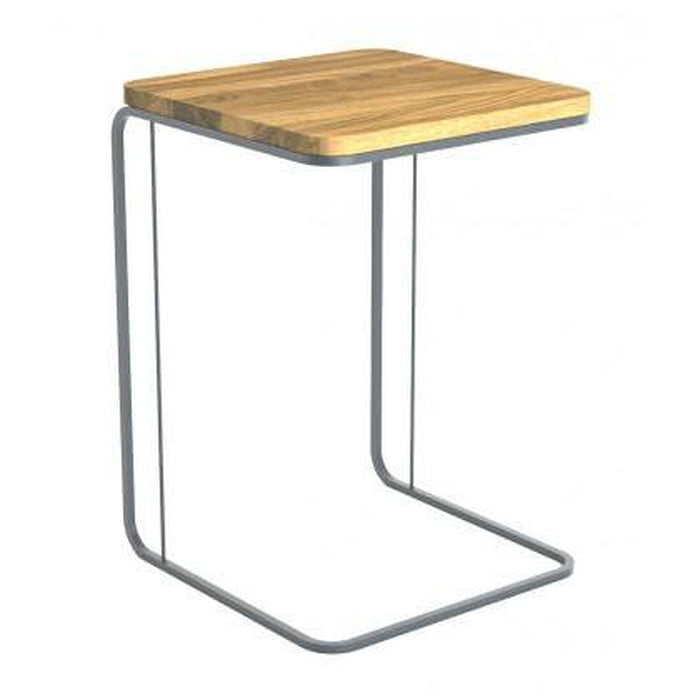 Přístavný stolek Modern (hnědá, šedá)