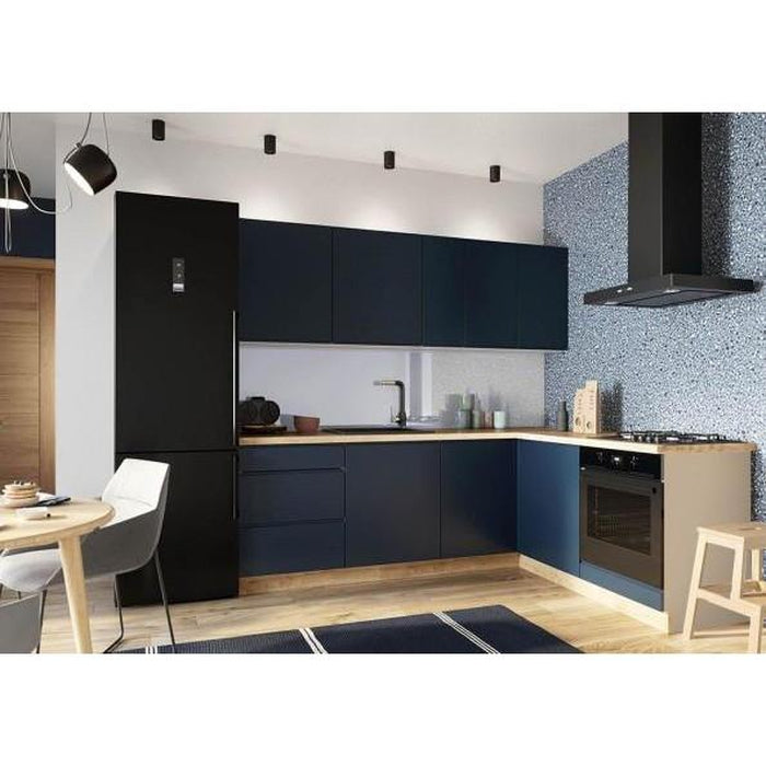 Rohová kuchyně Minea pravý roh 230x180 (modrá mat)