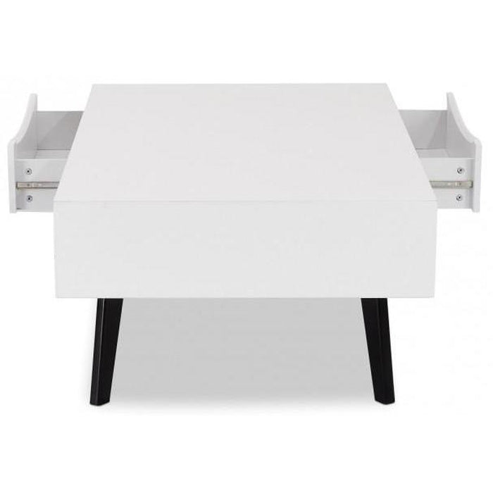 Konferenční stolek Sens (bílá, černá)