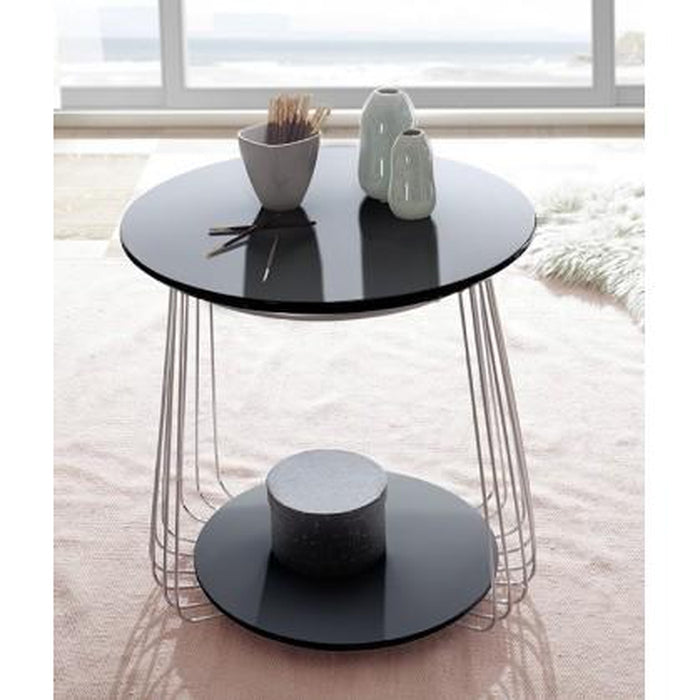 Konferenční stolek Selvan - 50x51x50 (černá)