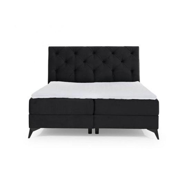 Čalouněná postel Violet 180x200, černá, vč. matrace a ÚP