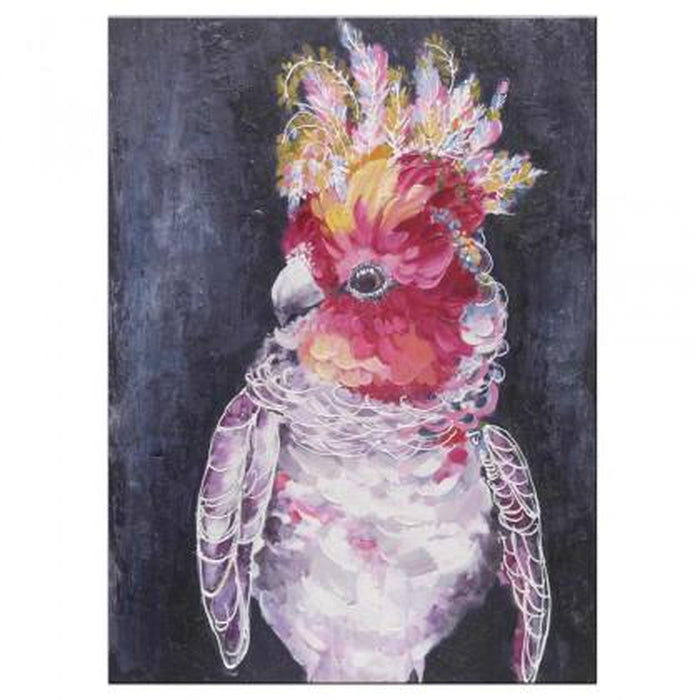 Ručně malovaný obraz Parrot 2 (90x120 cm)