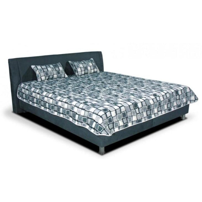Čalouněná postel Discovery 160x200, šedá, vč. poloh. roštu a úp