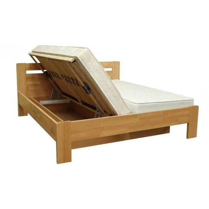 Dřevěná postel Kars 2, 180x200, vč. výkl.roštu a úp, bez matrace