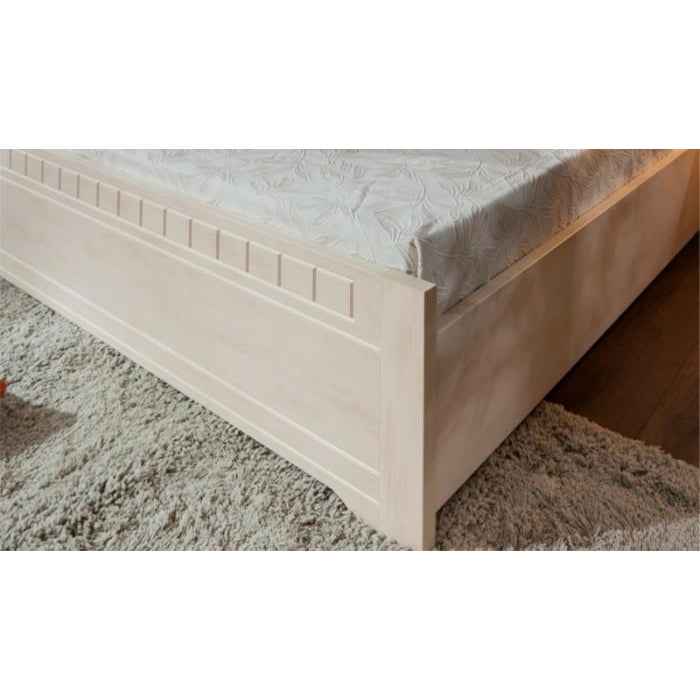 Dřevěná postel Tampere 90x200 cm, vanilka
