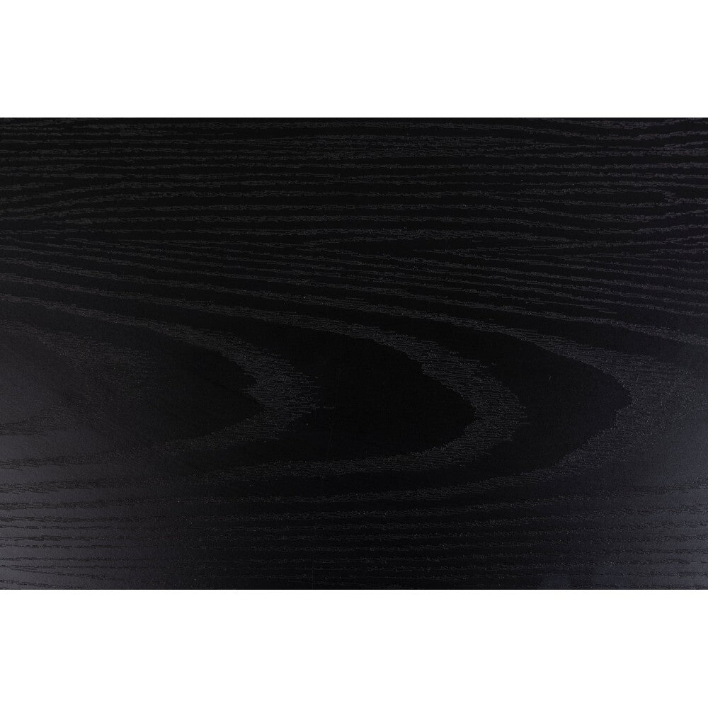 Regál Benato (135x185x35 cm, 4x police, černá)